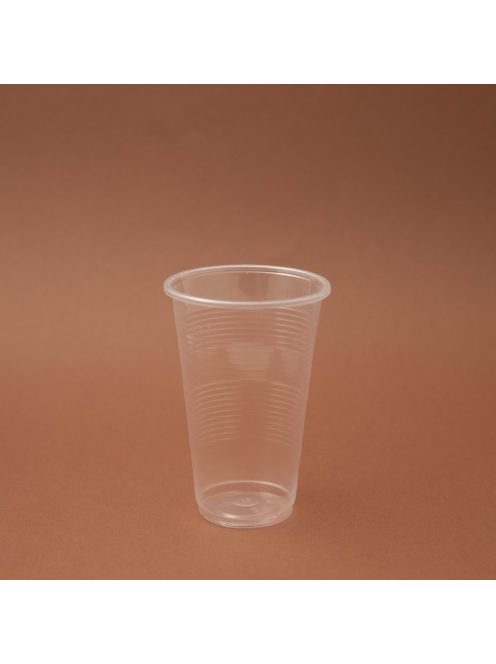 Műanyag pohár 200 ml, átlátszó