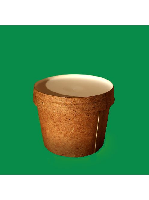 Papír leveses pohár 500 ml tető, PE
