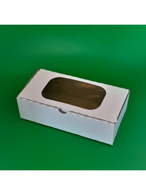Süteményes doboz 18 cm x 31 cm x 8 cm