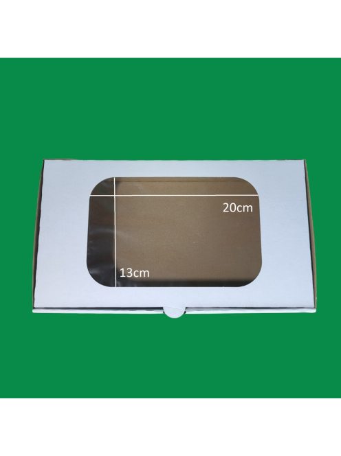 Süteményes doboz 18 cm x 31 cm x 8 cm