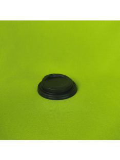 Papír pohár tető 500 ml, fekete