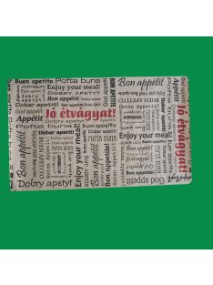   Streetfood tálcapapír, 1 kg, nagy, "Jó Étvágyat" (30 x 20 cm)