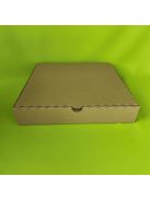 Pizzadoboz 28 cm x 28 cm x 5 cm, barna nyomatlan 