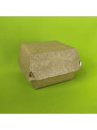 Papír hamburger doboz 115 × 115 mm × 90 mm Kraft