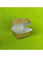 Papír hamburger doboz 115 × 115 mm × 90 mm Kraft
