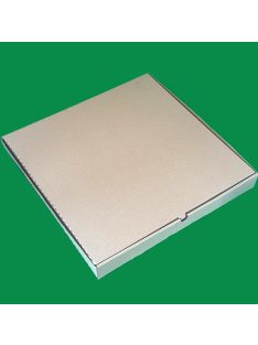 Pizzadoboz 29 cm x 29 cm x 5 cm, barna nyomatlan