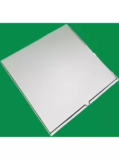 Pizzadoboz 29 cm x 29 cm x 5 cm, fehér nyomatlan