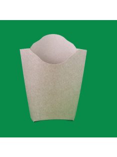 Krumplis papír tasak nagy 143 × 180 mm, kraft