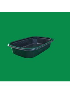Ovális tál 850 ml alj, fekete 