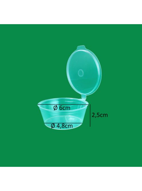 Egybefedeles szószos tálka 50 ml