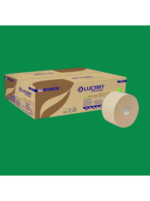 Lucart toalettpapír 2 rétegű, natúr 19 cm