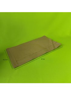 Papírtasak 2 kg rövid 210 mm x 350 mm, barna 
