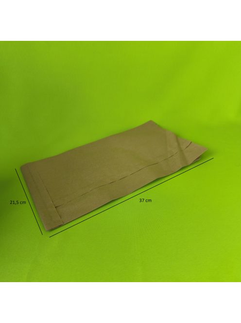 Papírtasak 2 kg rövid 210 mm x 350 mm, barna 