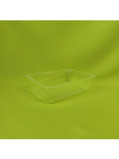 Síkperemes átlátszó tál 1000 ml