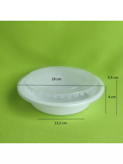 Leveses tál prémium 500 ml, alj+tető 