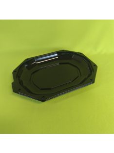 Prezentációs tálca 3 személyes alj, fekete