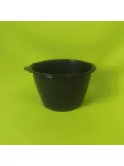 Leveses tál 750 ml alj, fekete