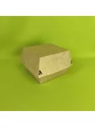 Papír hamburger doboz 115 × 115 mm × 90 mm Kraft 