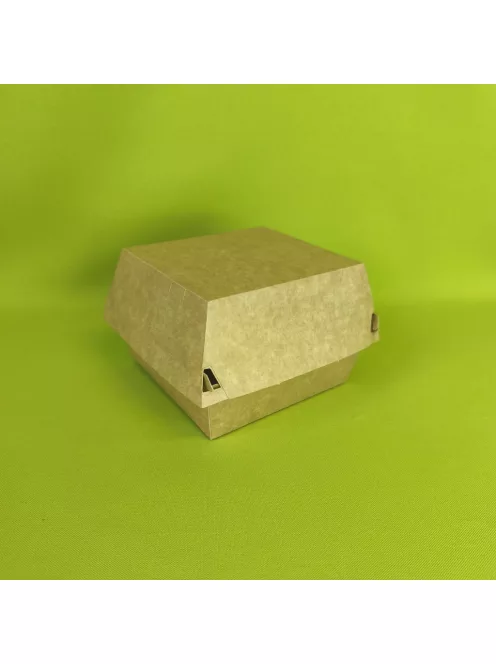 Papír hamburger doboz 115 × 115 mm × 90 mm Kraft 