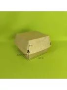 Papír hamburger doboz 115 × 115 mm × 90 mm Kraft 