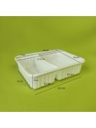 Univerzális tál osztott 630 ml alj