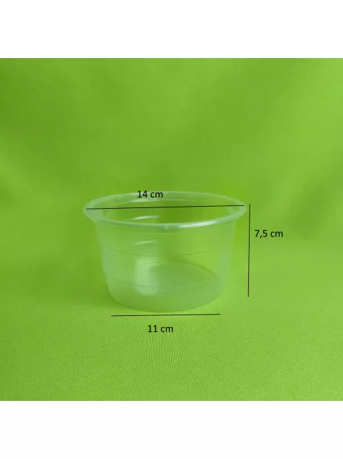 Gulyás tál 750 ml alj víztiszta 