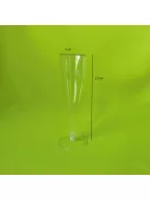 Műanyag pezsgős pohár 100 ml