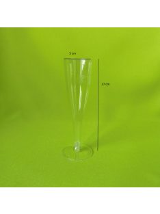 Műanyag pezsgős pohár 100 ml