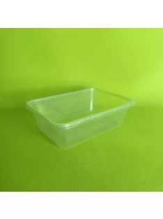   Fröccsöntött univerzális tál 650 ml átlátszó alj + tető