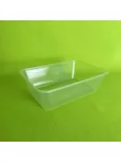 Fröccsöntött univerzális tál 650 ml átlátszó alj + tető