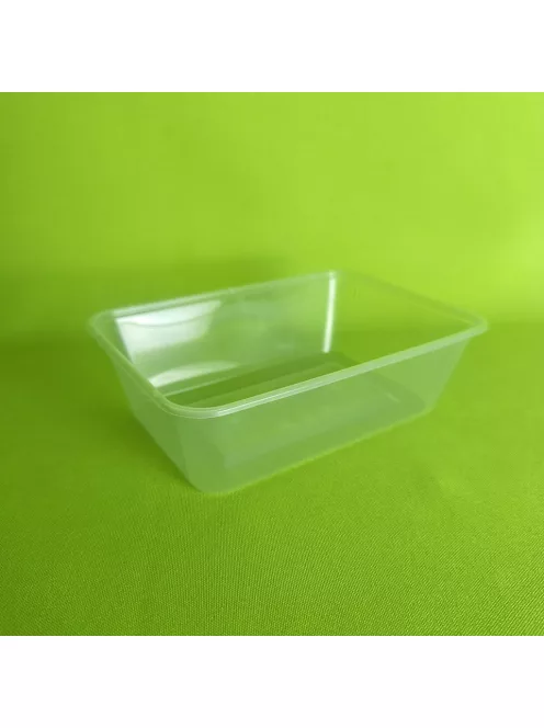 Fröccsöntött univerzális tál 650 ml átlátszó alj + tető