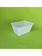 Fröccsöntött univerzális tál 1000 ml fehér alj+tető