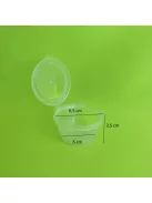 Egybefedeles szószos tálka 80 ml