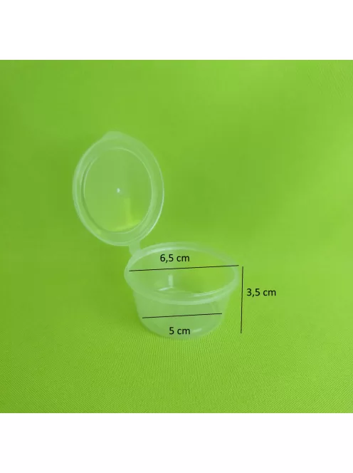 Egybefedeles szószos tálka 80 ml