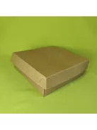Süteményes papírdoboz 25 cm x 25 cm x 8 cm, fémezett