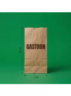 Egyedi aprócikk papírtasak 0,1kg 70 mm x 160 mm, barna