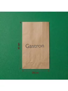  Egyedi pékáru papírtasak 2 kg extra 250 mm x 410 mm, barna