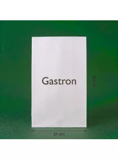 Egyedi zsírálló papírtasak 2 kg 210 mm x 410 mm, fehér