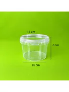 Tégely 560 ml alj + tető, dézsmazáras