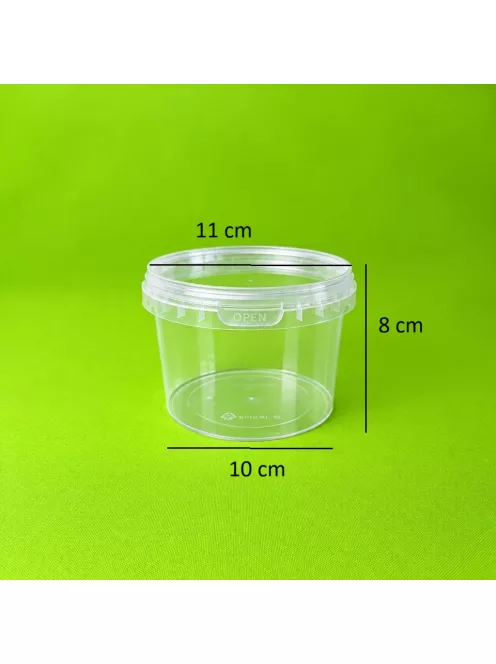 Tégely 560 ml alj + tető, dézsmazáras